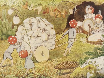 As Crianças do Papai Noel – Cotton, 1937 de Elsa Beskow