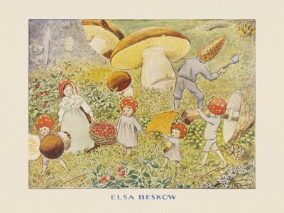 As Crianças do Papai Noel: Mushroom Kids de Elsa Beskow