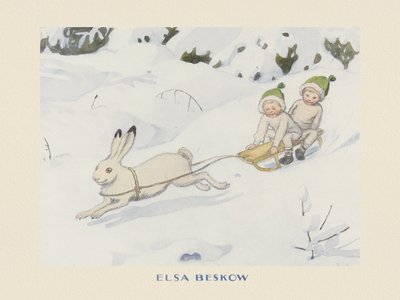 As Crianças do Papai Noel: O Coelho da Neve de Elsa Beskow