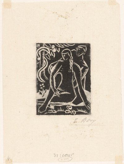 Adão e Eva de Else Berg (signed by artist)