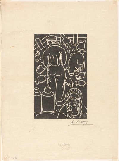 Agricultor e mulher do agricultor de Else Berg (signed by artist)