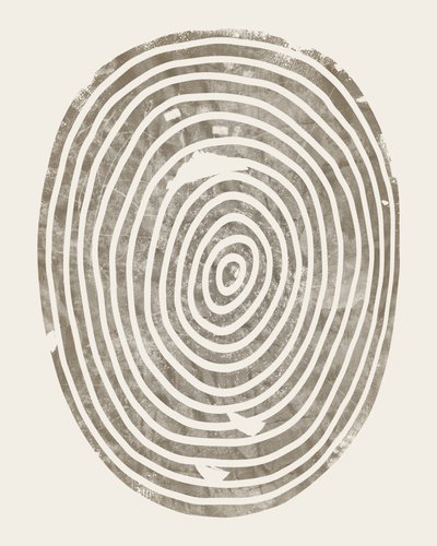 Padrão abstrato de anéis de árvore de Ema Paraschiv