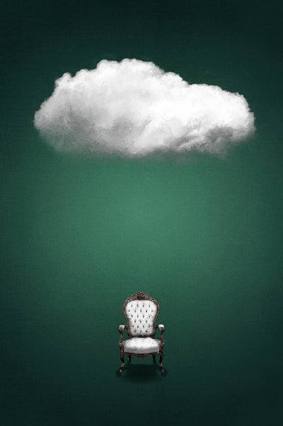 Cadeira «Floating Cloud» de Ema Paraschiv