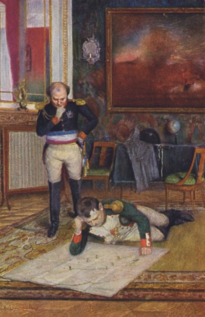 Napoleão Bonaparte (cor litho) de Emanuel Bachrach-Baree