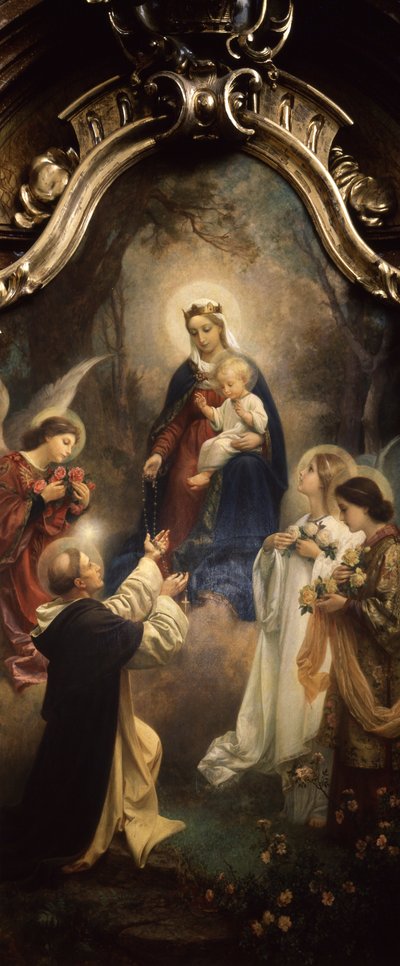 Nossa Senhora do Rosário (óleo sobre tela) de Emanuel Dítě