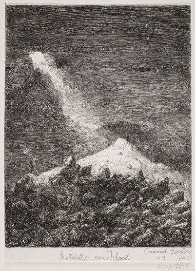 Surtshellir na Islândia de Emanuel Larsen