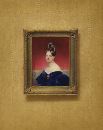 Retrato da Princesa Louise Amelie de Baden de Emanuel Thomas Peter