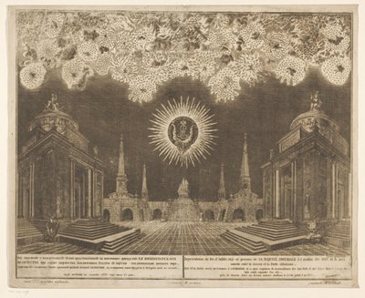 Vuurwerk em Moskou bij de viering van het einde van de Russisch-Turkse Oorlog, 1775 (Ato IV) Representação de Fogos de Artifício, disparados na presença de Sua Majestade Imperial por ocasião das Celebrações da Paz celebradas entre a Rússia e a Porta Otoman de Emel