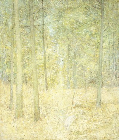 Uma cena da floresta de Emil Carlsen