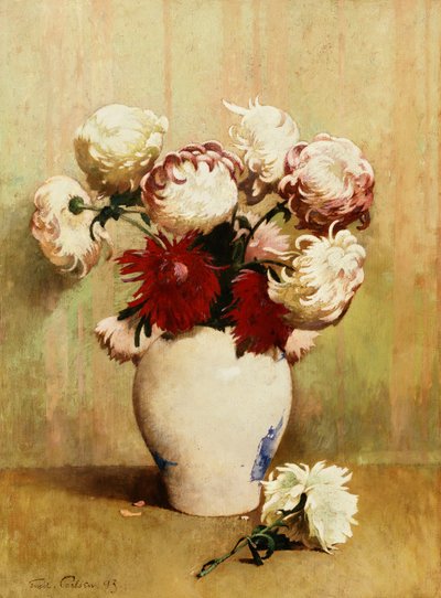 Crisântemos de Emil Carlsen