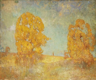 Paisagem iluminada pelo sol de Emil Carlsen