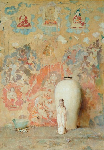 A imagem do Thibet, c.1920 de Emil Carlsen