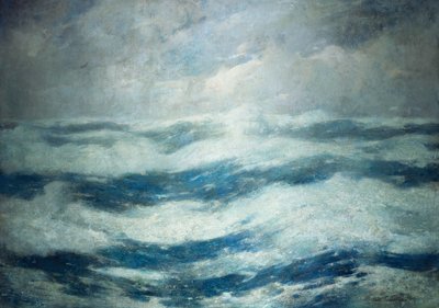 O céu e o oceano de Emil Carlsen