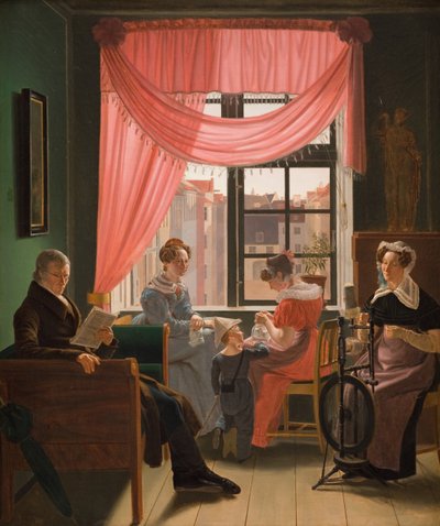 Retrato de família de Emil Ditlev Bærentzen