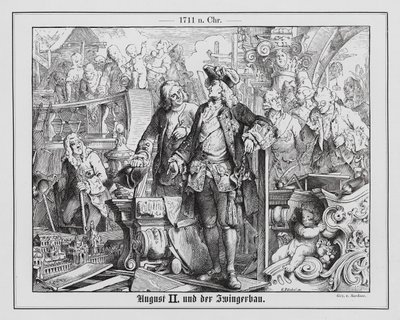 Augusto II, Eleitor da Saxónia e Rei da Polónia, e a construção do Palácio Zwinger de Emil Eugen Sachsse