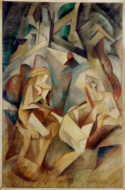 Banhistas (óleo sobre tela) de Emil Filla