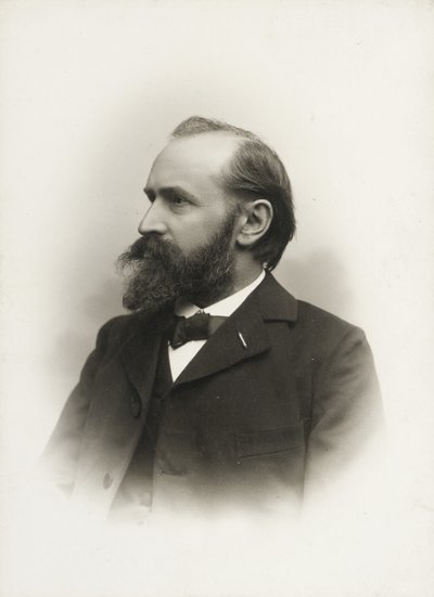 Retrato do Compositor e Organista Otto Malling 1848-1915, c. 1900. de Emil Hohlenberg