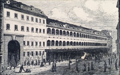 O quartel de Salzgries em Viena de Emil Hütter