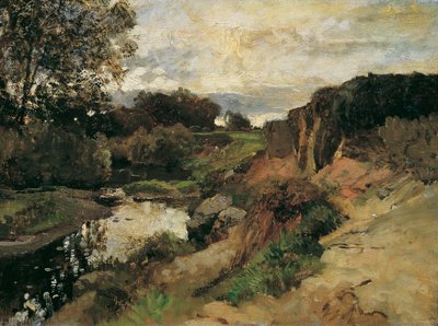 Em Tullnbach, perto de Plankenberg de Emil Jakob Schindler