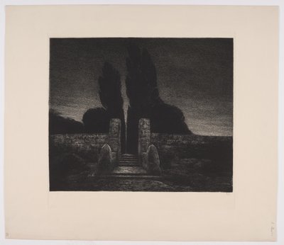 Um cemitério. Tarde de Emil Krause