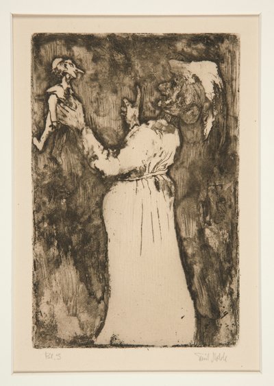The Little Puppet, prato 7 de Fantasias (Fantasia) de Emil Nolde