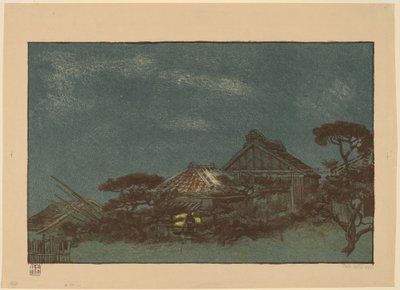 Noite em Fukagawa de Emil Orlik