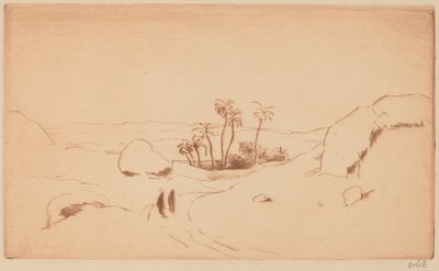 Oásis no deserto de Emil Orlik