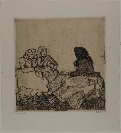 Três Mulheres de Emil Orlik