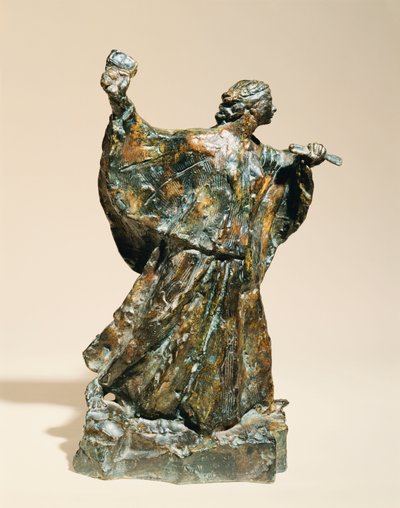 Escultora no trabalho; Escultora no trabalho, 1906 de Emile Antoine Bourdelle
