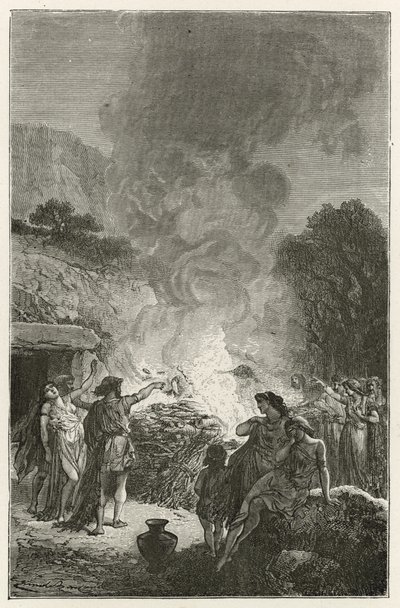 Funeral na hora de fazer de Emile Antoine Bayard