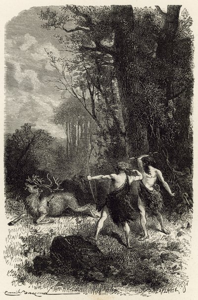 Caça em tempos de renas de Emile Antoine Bayard
