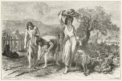 Cultura de jardim na idade do bronze de Emile Antoine Bayard