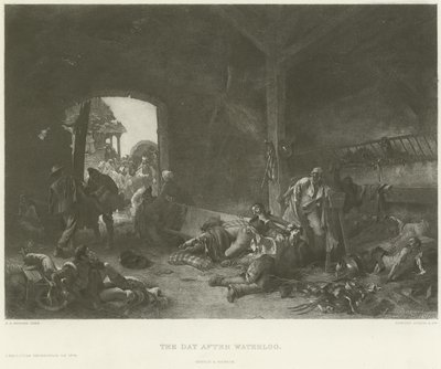 O dia depois de Waterloo (gravura) de Emile Antoine Bayard
