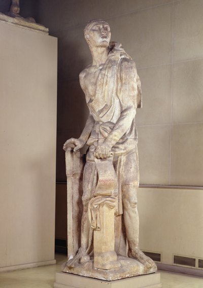 Eloquência, modelo para o monumento ao general Carlos Maria de Alvear (1788-1852) (gesso) de Emile Antoine Bourdelle