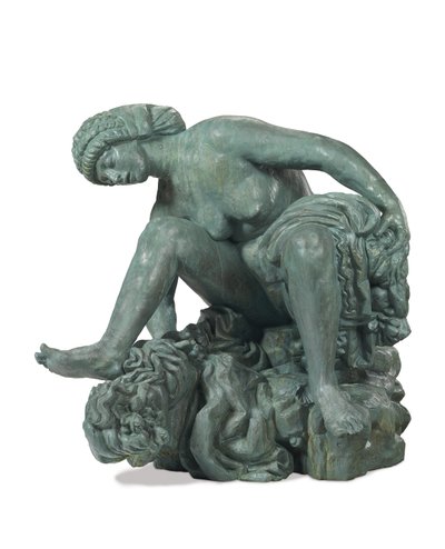 Grande banhista agachado; Grande banhista agachado de Emile Antoine Bourdelle