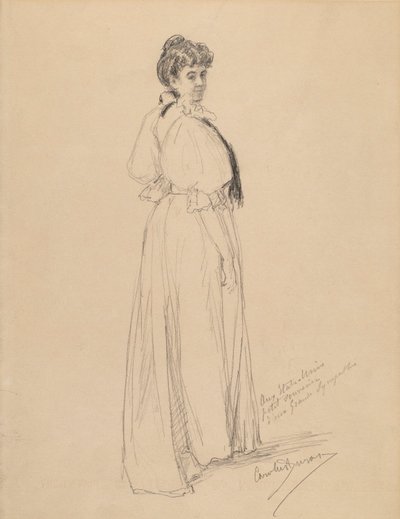 Esboço de uma senhora de Emile Auguste Carolus Duran