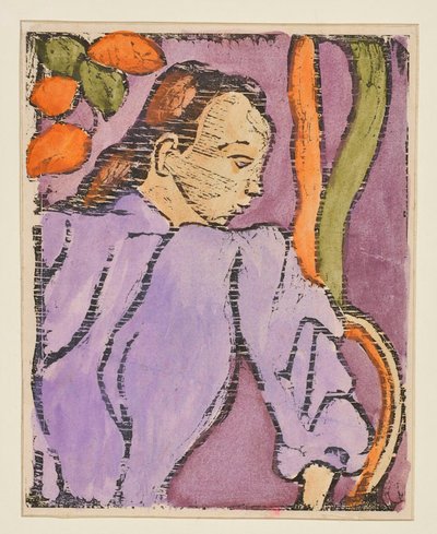Num jardim [prova a] de Emile Bernard