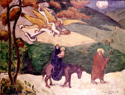 Voo para o Egipto de Emile Bernard