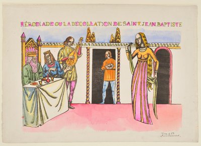 Herodíade ou a decapitação de São João Batista de Emile Bernard