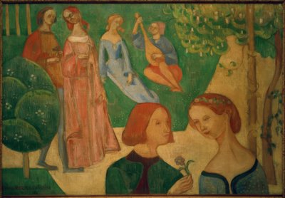Em um parque nos tempos antigos de Emile Bernard