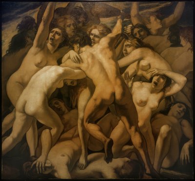 Luta do homem contra a mulher de Emile Bernard