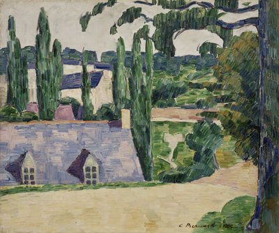 Paisagem em Pont-Aven de Emile Bernard