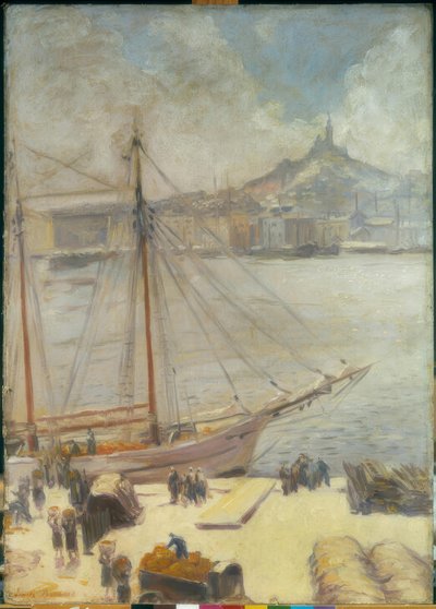 Marselha, o cais de Emile Bernard
