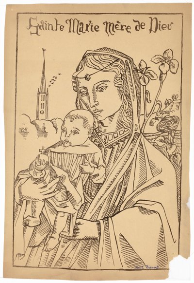 Maria, Mãe de Deus de Emile Bernard