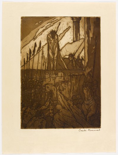 N.º 40 – «Cristo coroado de espinhos e vestido de escarlate.» de Emile Bernard