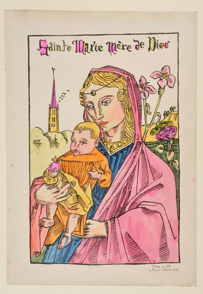 Santa Maria, Mãe de Deus, com o lírio de Emile Bernard