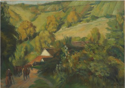 A descida a Molosmes, 1907 de Emile Bernard