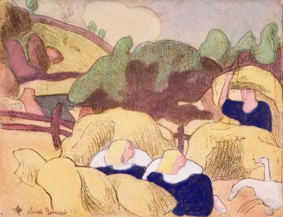Women Making Haystacks, da série 