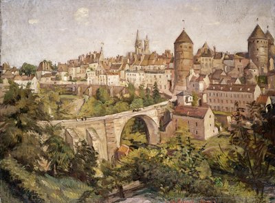 l "paisagem de Yonne, 1907 de Emile Bernard