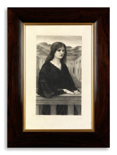 Vespertina Quies (gravura gravada em velino) de Emile Boilvin